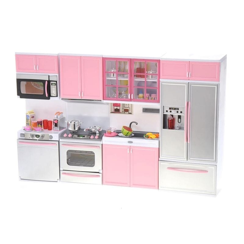 modern kitchen battery operated kitchen playset