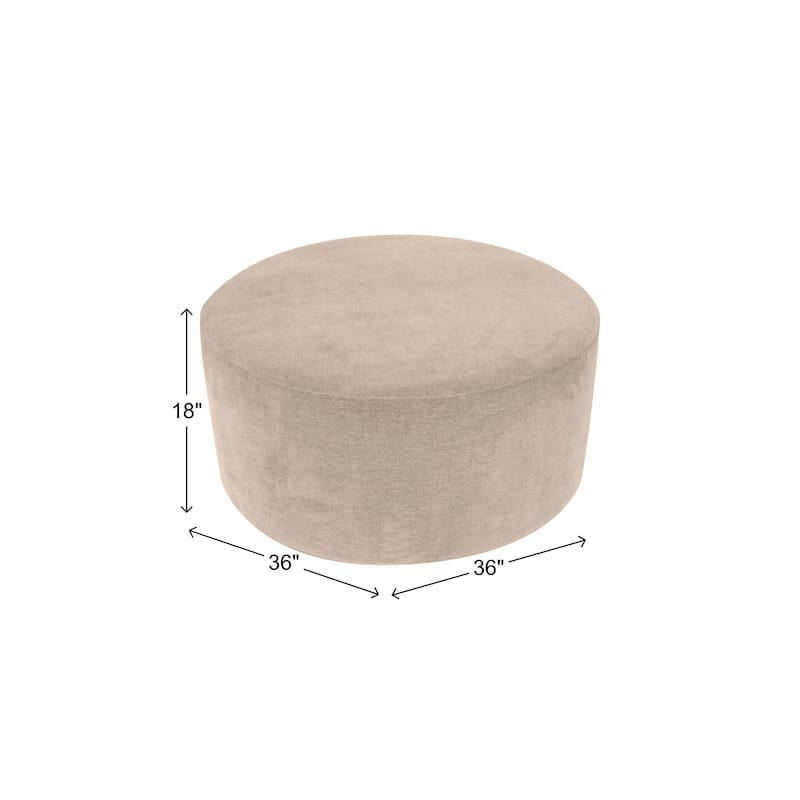 Komodo Sand Universal 36 Round Ottoman