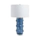preview thumbnail 20 of 19, Glass Bubble Table Lamp with Crystal Accents and Cylinder Base