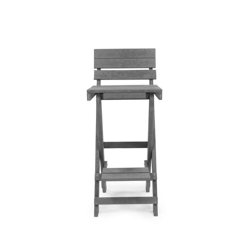 Key West Fully Assembled All-Weather Outdoor Folding Bar Set - 5-piece