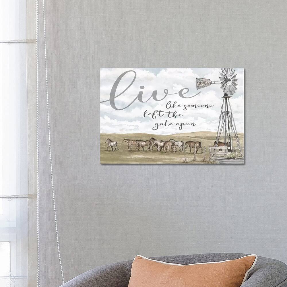 iCanvas "Live Like Someone" by Cindy Jacobs Canvas Print