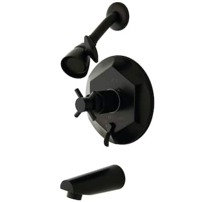 Kingston Brass Concord Tub and Shower Trim Package with 1.8 GPM Single