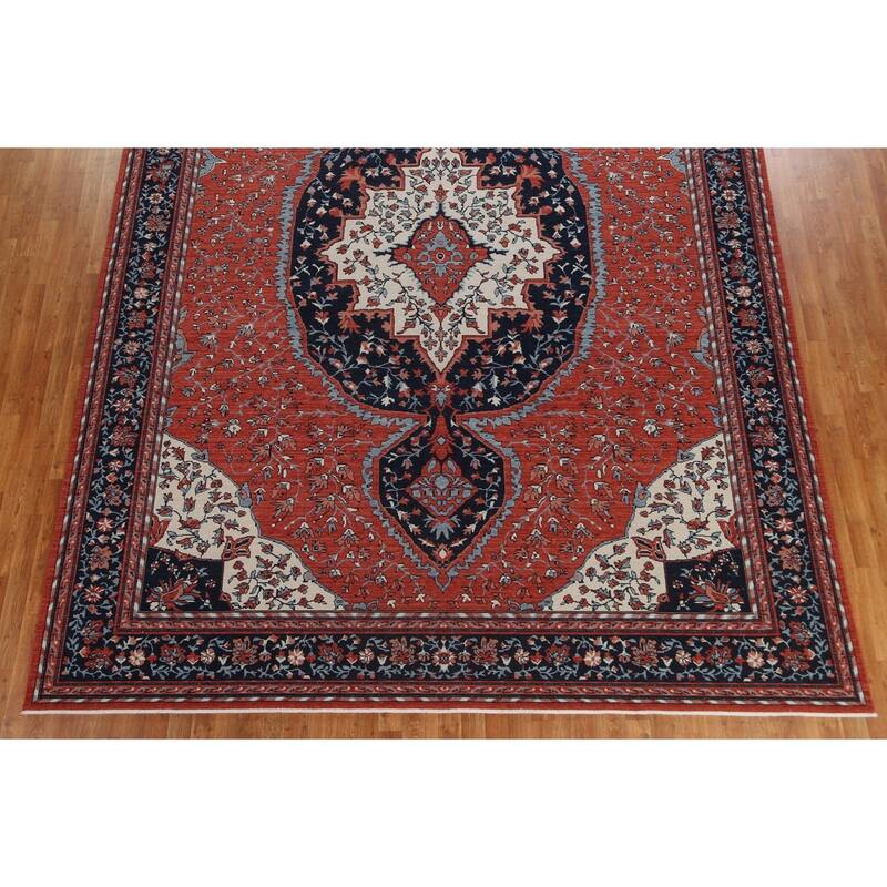 Traditional Sarouk Farahan Turkish Oriental Wool Area Rug Hand-knotted - 9'9" x 13'0"