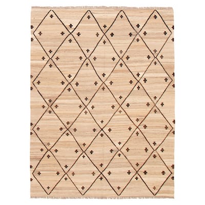 Sivas Beige Kilim 5'2" x 6'11" - 5'2 x 6'11