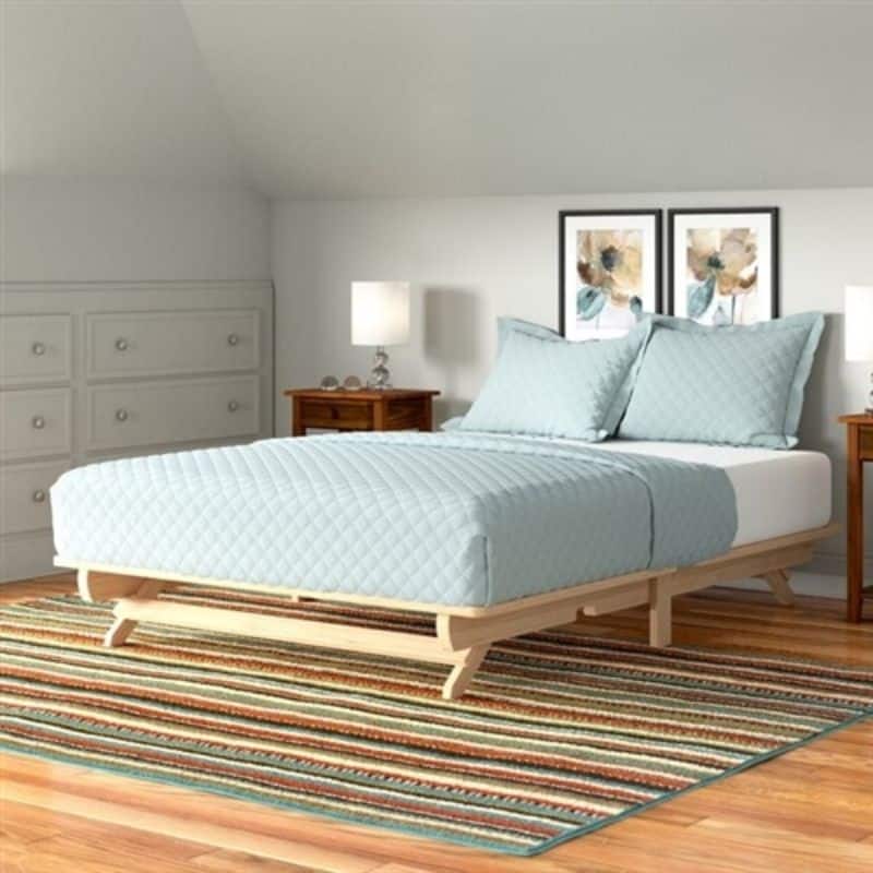 Farmhouse Full Size Solid Wood Platform Bed