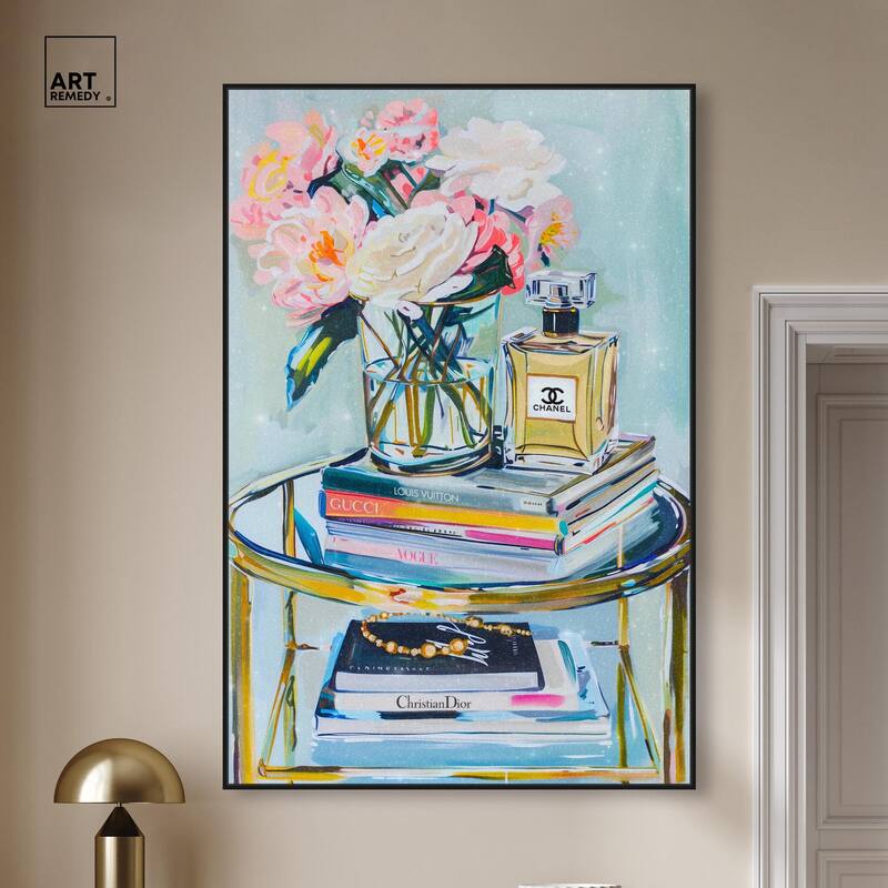Glass Stand Glam Canvas by Art Remedy