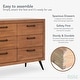 preview thumbnail 14 of 13, Evolur Stilnovo Mid Century Double Dresser