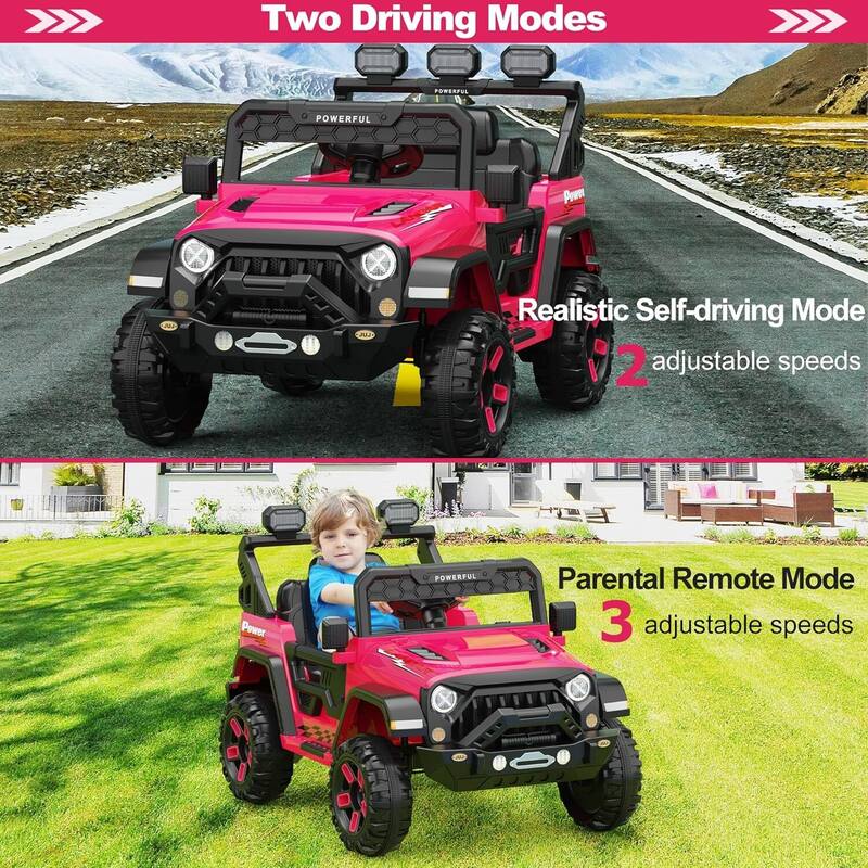 12V Kids Ride On Truck Car with Parent Remote Control for Best Kids Gift