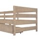 preview thumbnail 15 of 14, Twin Size L-shaped Platform Bed with Three Storage Drawers