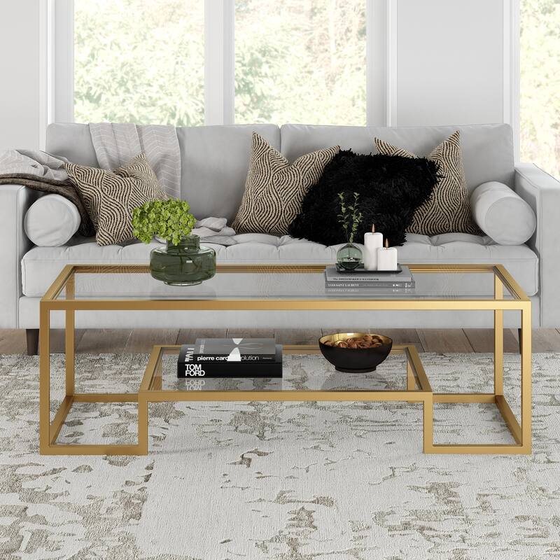 Athena Glam Handcrafted Geometric Coffee Table