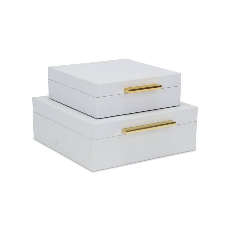 Lusan Black Vinyl Decorative Box Set
