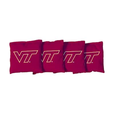 Virginia Tech Hokies Maroon Cornhole Bags