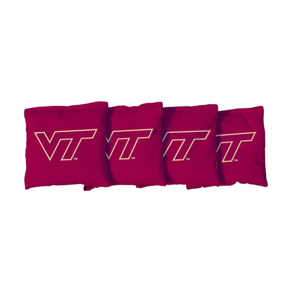 Virginia Tech Hokies Maroon Cornhole Bags