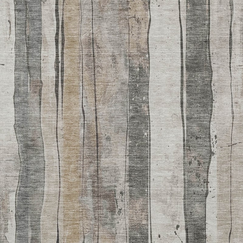 HomeRoots Striped Transitional Rectangle Outdoor Rug