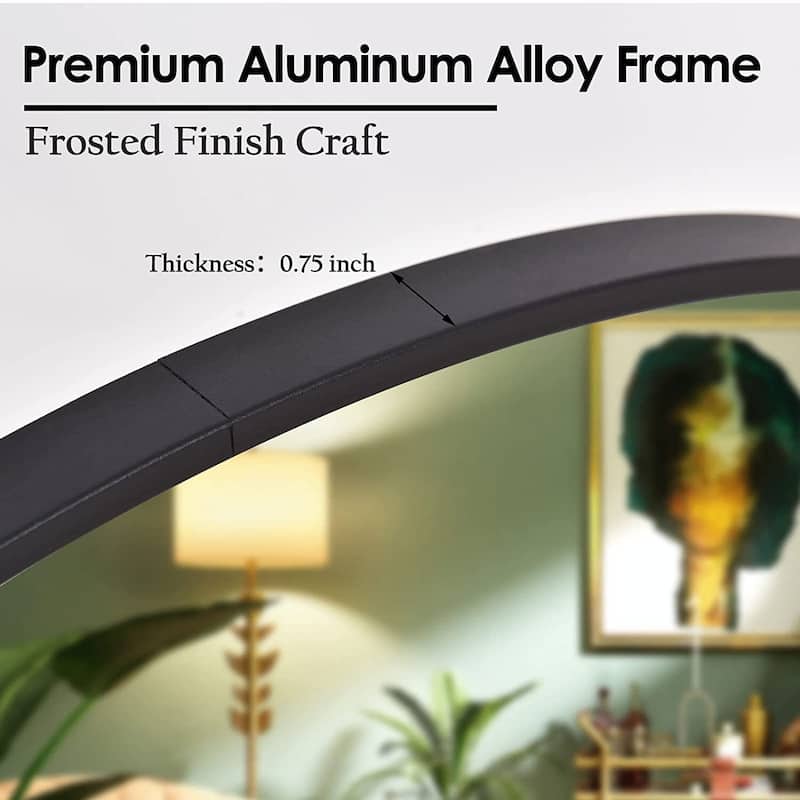 18" Metal Frame Round Bathroom and Vanity Mirror - 18''