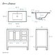preview thumbnail 15 of 13, Chateau 36" Bathroom Vanity In Natural Oak