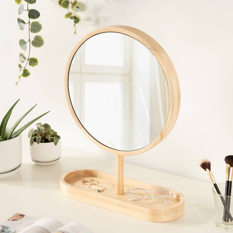 Kate and Laurel Travis Framed Tabletop Mirror - 17x21