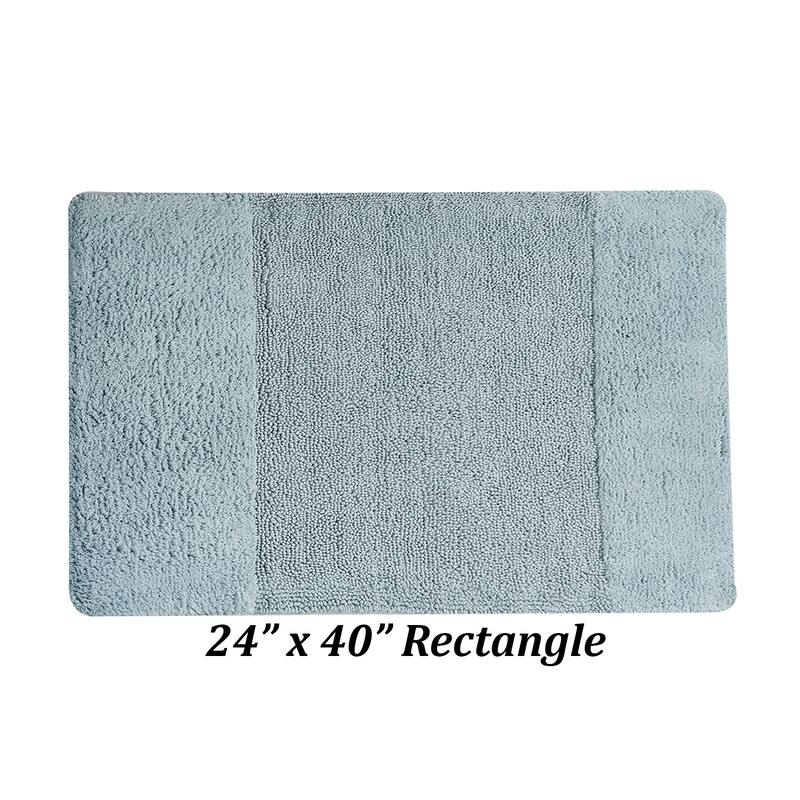 Better Trends Granada Collection 100% Cotton Tufted Bath Mats with Non-Slip Spray Latex Backing, Machine Washable for Bathroom