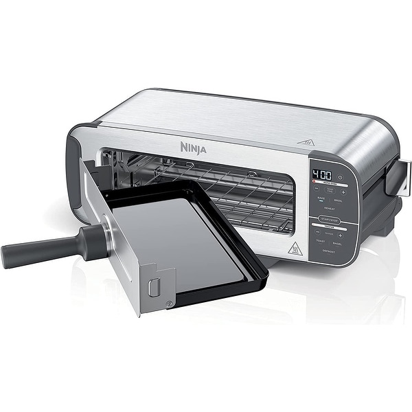 Ninja ST101 Foodi 2-in-1 Flip Toaster (Stainless Steel) - Bed Bath