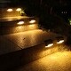 preview thumbnail 6 of 23, 4pcs Solar LED Deck Light Outdoor Garden Path Lamp