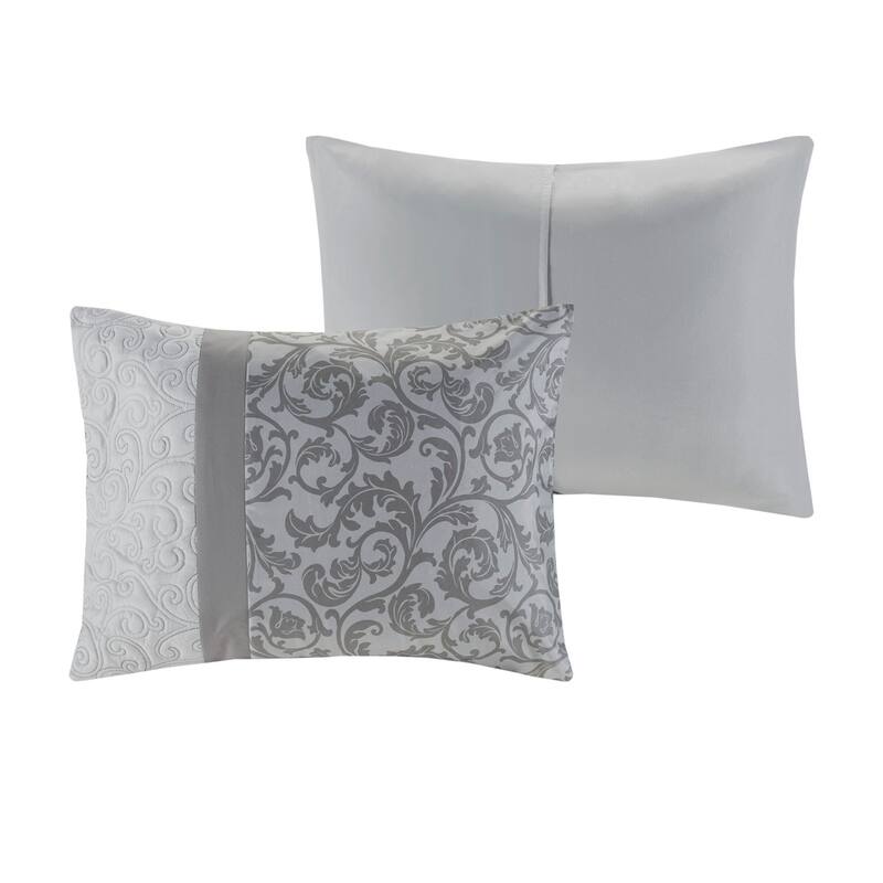 GDF Studio - Embroidered Comforter Set with Decorative Pillows