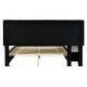 preview thumbnail 17 of 34, Full Velvet Platform Bed with Cup Holders and Storage