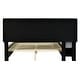 preview thumbnail 17 of 34, Full Velvet Platform Bed with Lateral Storage and Cushioned Compartments