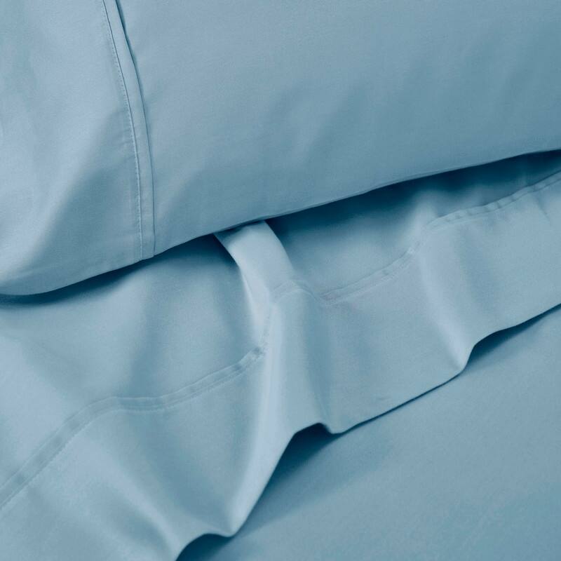 Superior Cotton Blend Solid 1500 Thread Count Deep Pocket Bed Sheet Set