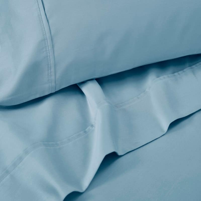 Superior Cotton Blend Solid Deep Pocket Bed Sheet Set