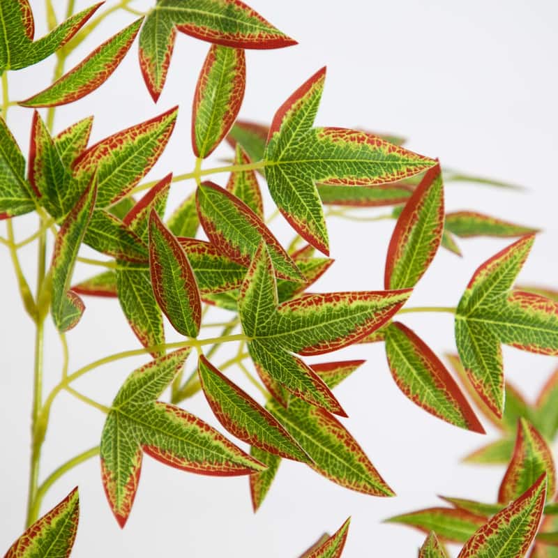 Nandina Artificial Potted Tree - 6' - Green and Red