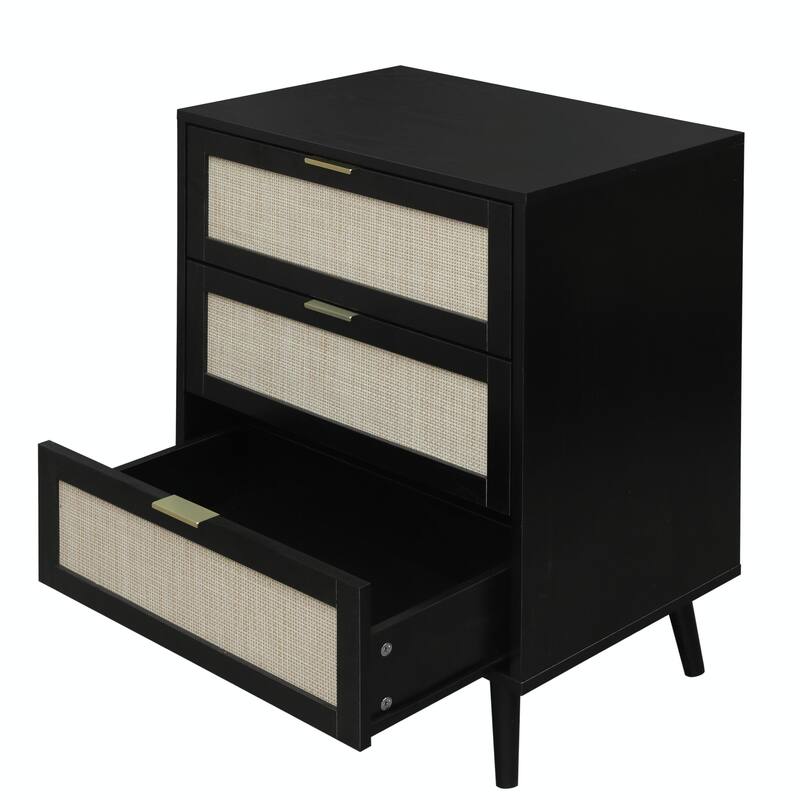 3-Drawer Cabinet for Bedroom, Living Room, and Study
