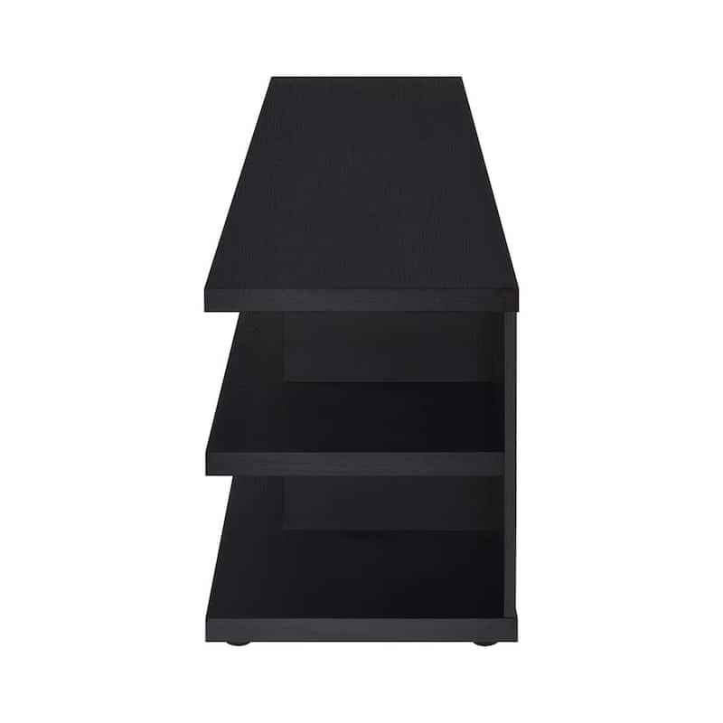2-Tier Shelf Wooden TV Stand