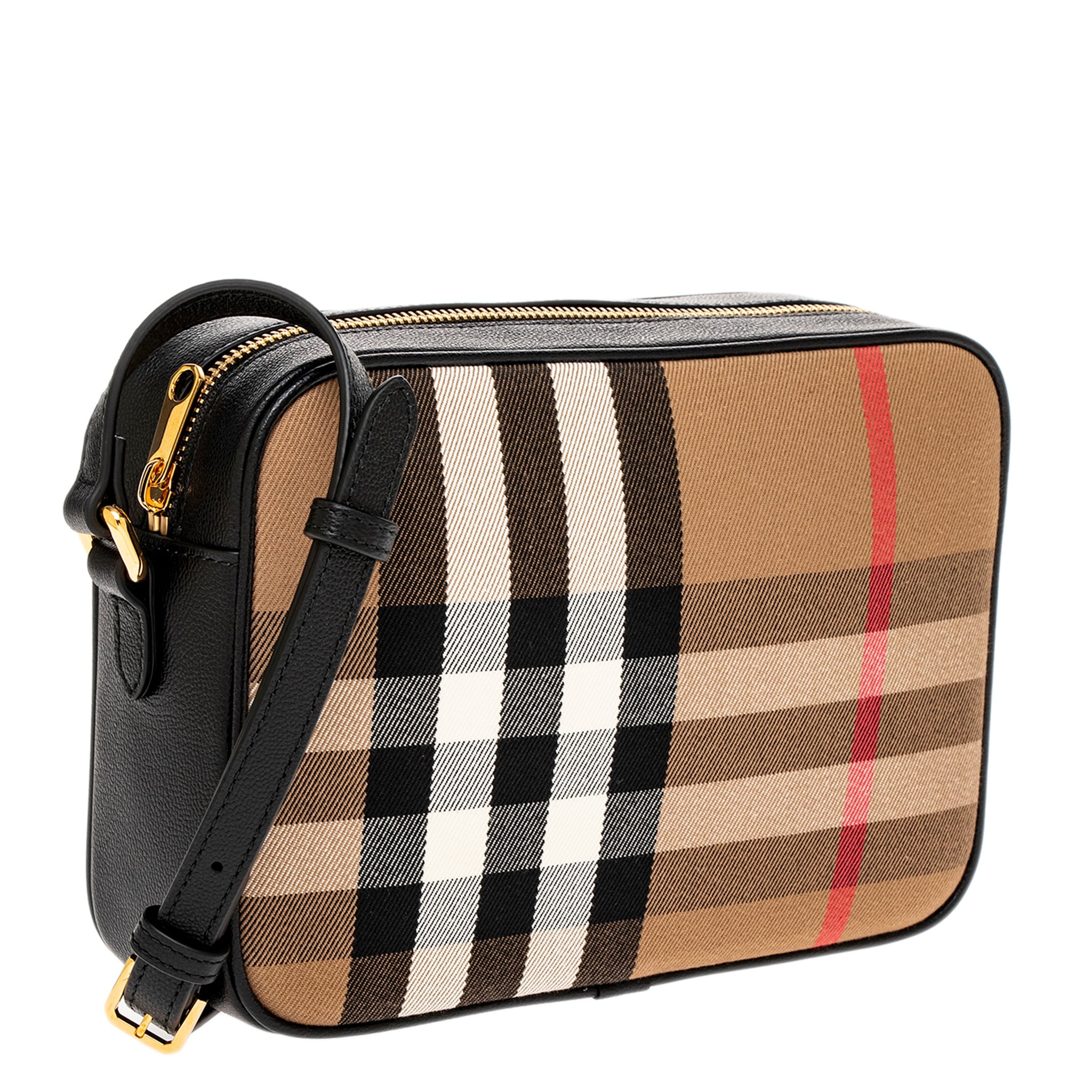 Burberryバッグ Burberry Check Crossbody Camera Bag - Overstock - 42713579