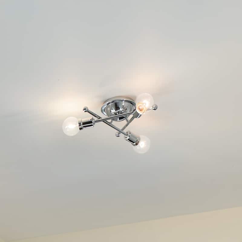 Kichler Lighting Armstrong 3-light Chrome Flush Mount