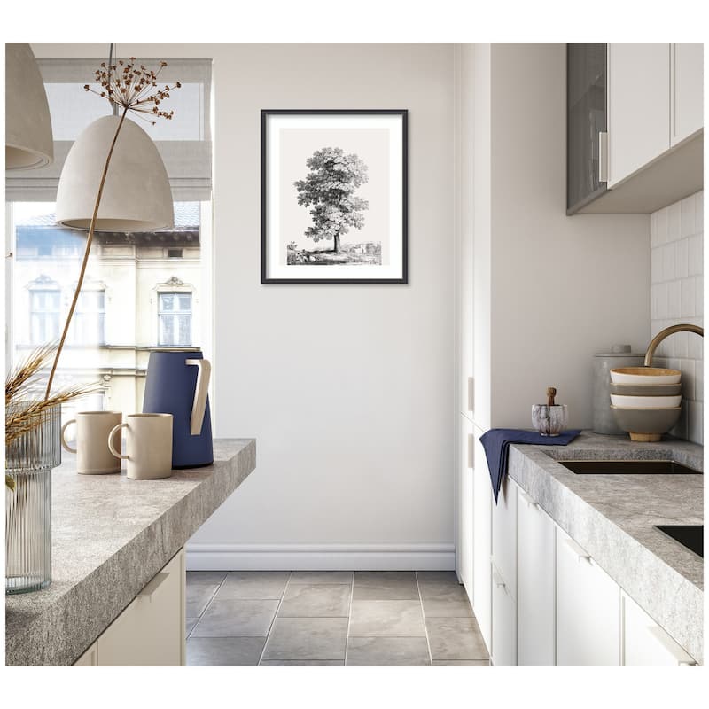 Kate and Laurel Framed Art Jean Victor Bertin Study of a Tree 1816 by The Art Institute of Chicago