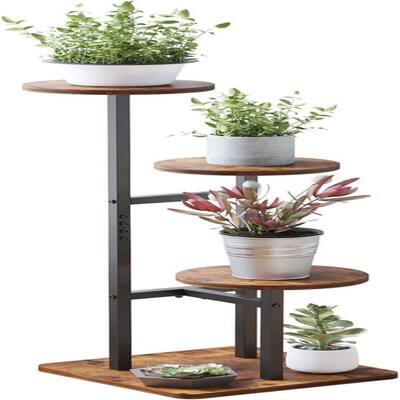 Round 3-Tier Plant Stand Indoor
