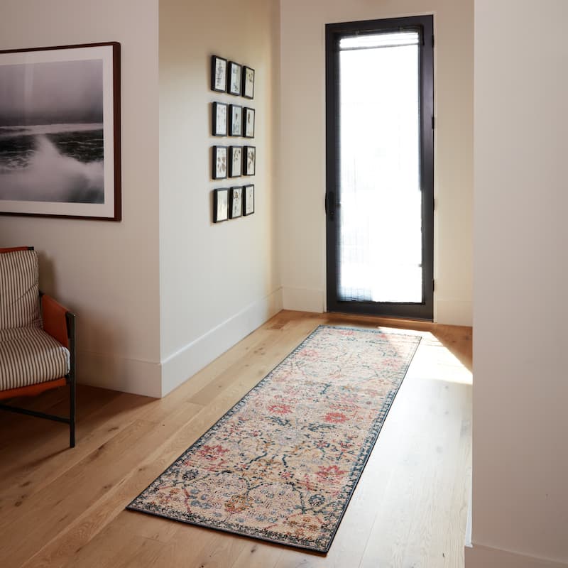Elva Indoor/ Outdoor Oriental Area Rug