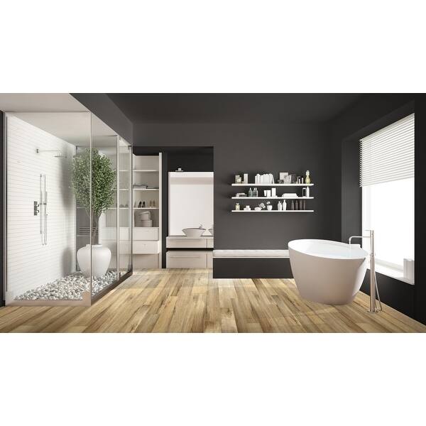 Shop Miseno Mflr Beach Beach Variable Width Smooth White Oak Luxury Vinyl Overstock 29572209