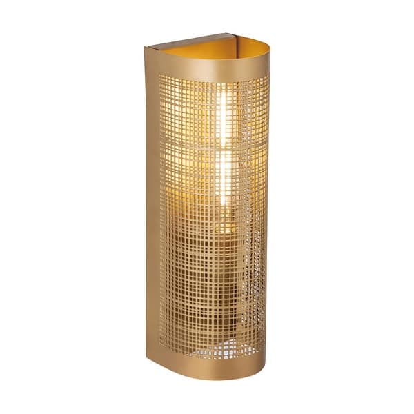 slide 2 of 7, Maxim 31220 Hatcher 14" Tall Outdoor Wall Sconce Gold
