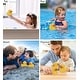 preview thumbnail 4 of 5, DolliBu Metallic Yellow Duck Bath Buddy Squirter For Toddlers - 2.7Lx2.2Wx2.3H inches