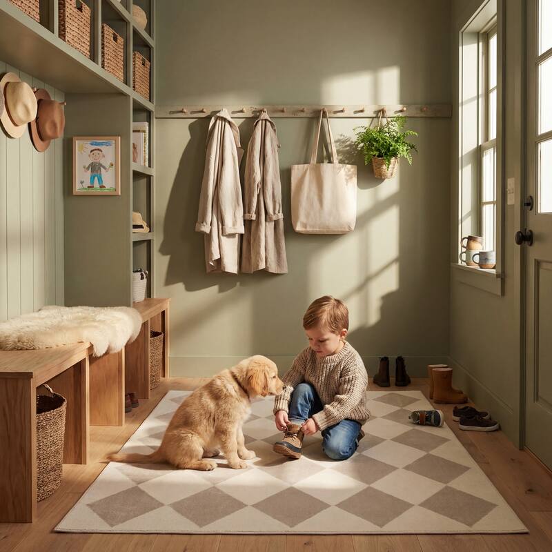 Nuloom Erielle Diamond Washable Area Rug - Overstock - 44157716