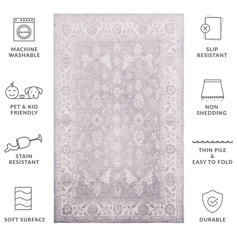 SAFAVIEH Arizona Ayano Vintage Machine Washable Rug