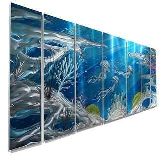 Shop Statements2000 Large Tropical Metal Wall Art Beach Ocean