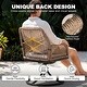 preview thumbnail 23 of 71, Nuu Garden Rattan Metal Patio Dining Set with Umbrella Hole, Zippered Cushions