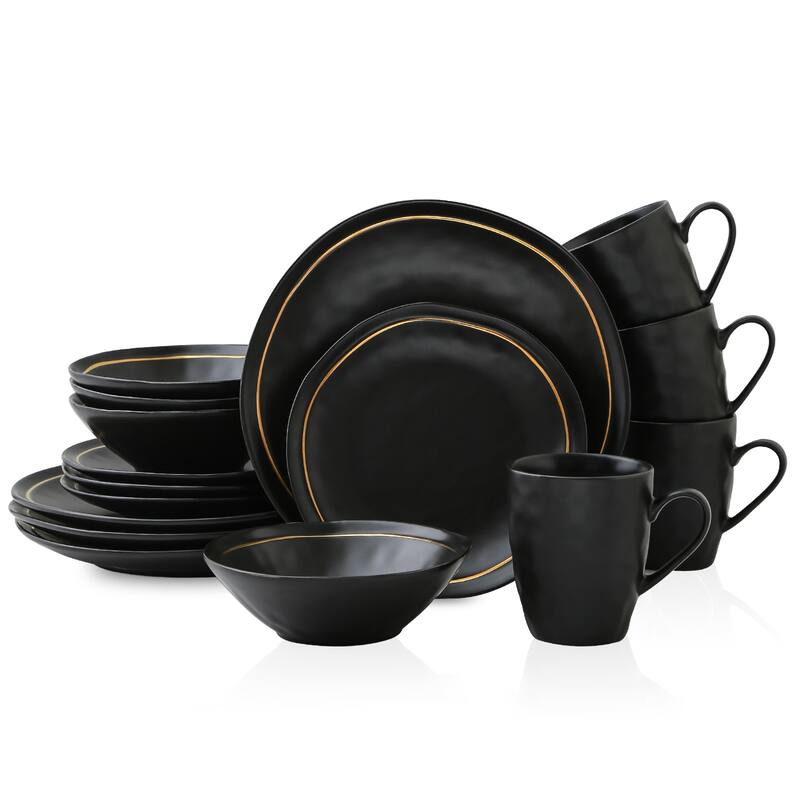 Stone Lain Clara Porcelain Dinnerware Set - 10.83 x 10.83