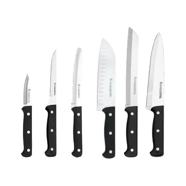 Shop J A Henckels International Eversharp Pro 7 Pc Knife Block Set Stainless Steel Overstock 14291476