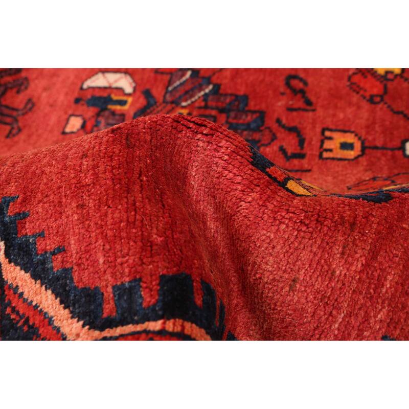 ECARPETGALLERY Hand-knotted Konya Anatolian Red Wool Rug - 4'4 x 7'6