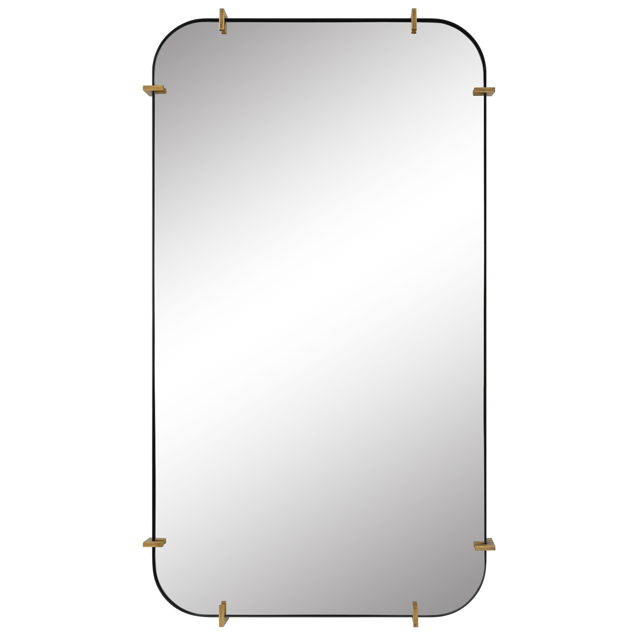 Uttermost Pali Industrial Iron Mirror - 27"W X 48"H X 3"D