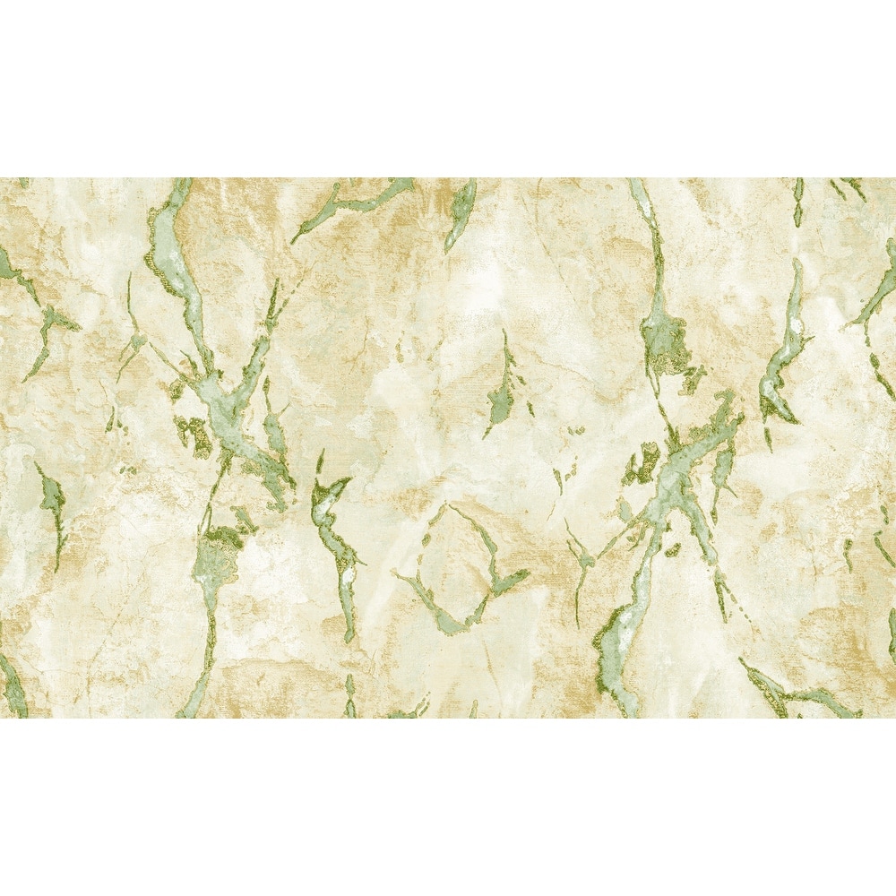 Galerie Wallcoverings Italian Design Collection Marmo Marble Effect Vinyl on Non-woven Metallic Wallpaper Roll Double Width