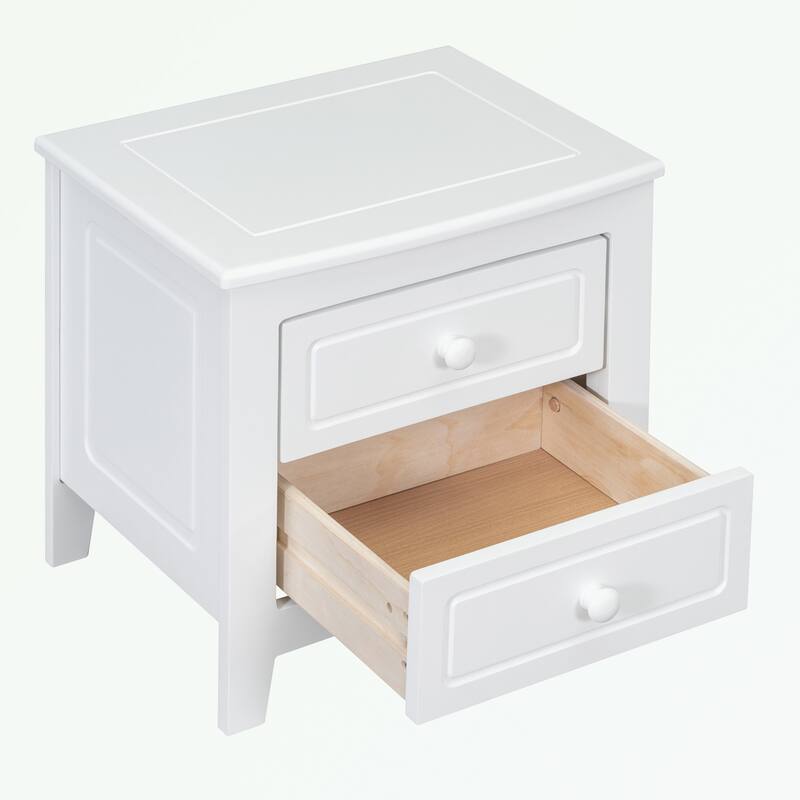 Nightstand with 2-Drawers